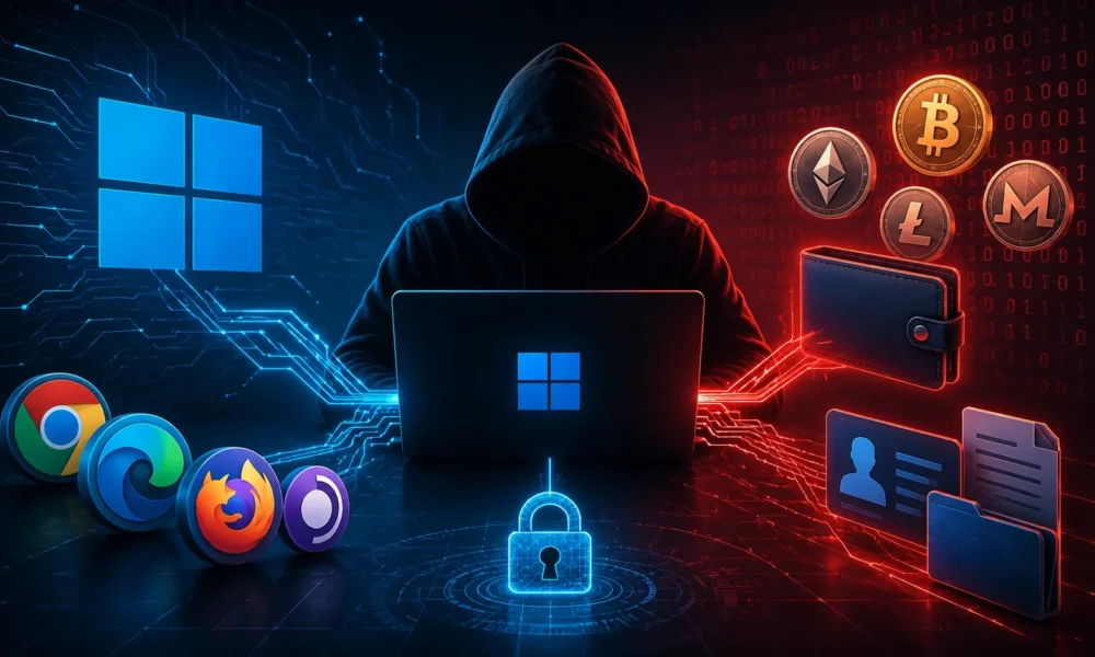 New WARDEN Windows Infostealer MaaS Targets Browsers, Crypto Wallets, and User Data