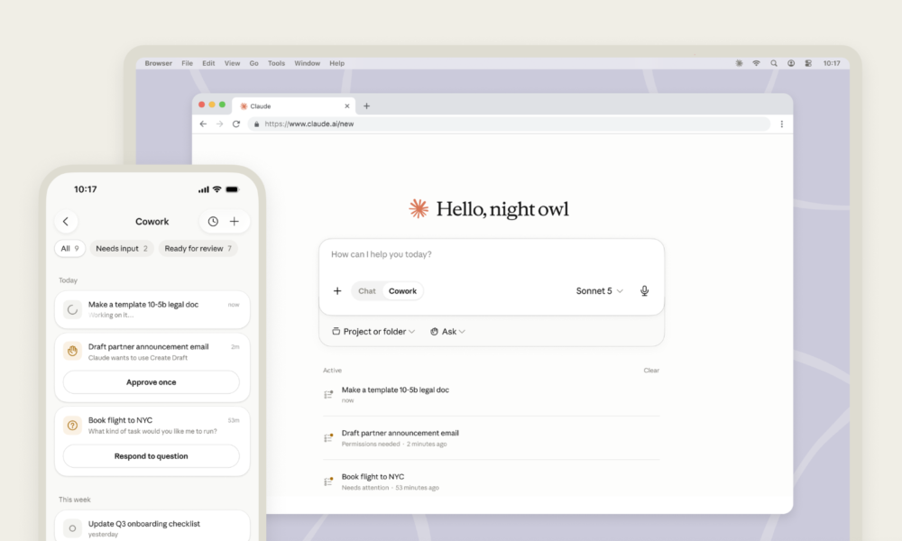 Claude Cowork Expands to Web, Mobile With Offline AI Task Execution