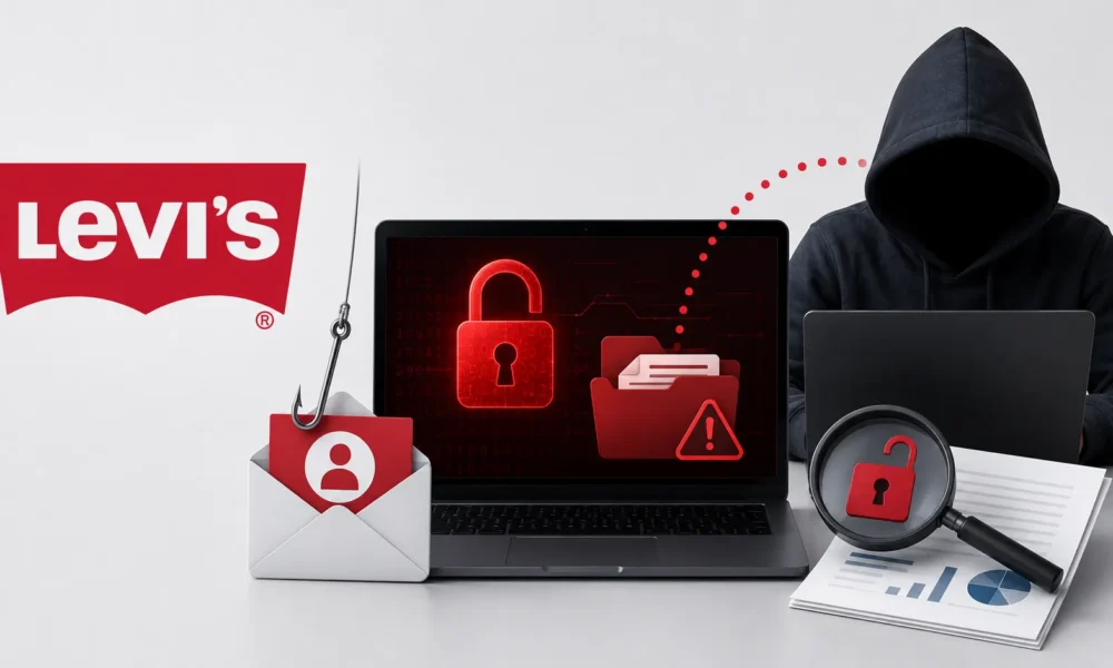 Levi Strauss Cyberattack via Social Engineering Exposes Corporate Data Access