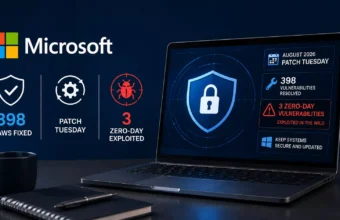 Microsoft August 2026 Patch Tuesday Fixes 398 Flaws, Exploited WinSock Zero-Day