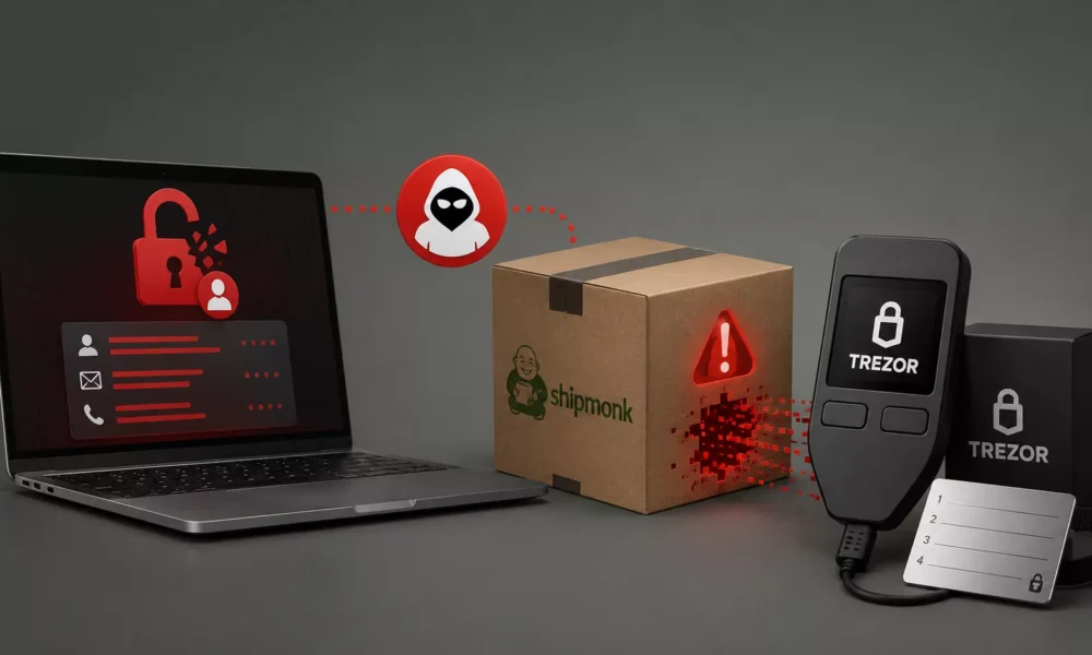 Trezor ShipMonk Data Breach Exposes 13,689 Crypto Hardware Wallet Customers